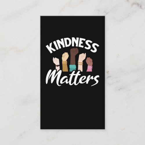 Kindness Equality Together Equal Rights Kind Business Card