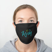 Kindness F'ing Matters Black Cotton Face Mask (Worn)