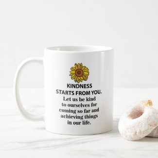 Kindness Inspirational Quote  Sunflower Kindness