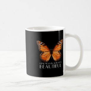 Kindness Is Always Beautiful Monarch Butterfly Gif Coffee Mug