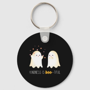 Kindness Is Boo Tiful Teacher Cute Ghost Halloween Keychain