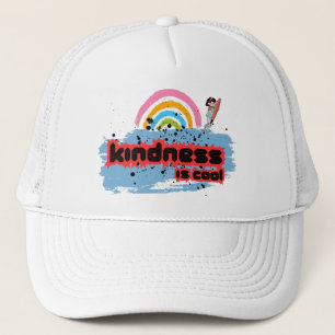 Kindness is Cool – Rainbow Surf Vibes Trucker Hat