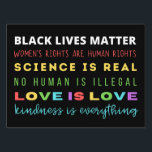 Kindness Is Everything Yard Sign<br><div class="desc">The bottom line: kindness is everything! Display anywhere- this yard sign is double sided.</div>