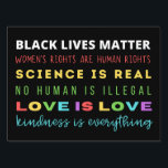 Kindness Is Everything Yard Sign<br><div class="desc">The bottom line: kindness is everything! Display anywhere- this yard sign is double sided.</div>