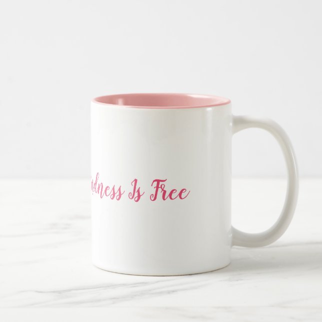 Kindness Is Free Coffee Mug (Right)