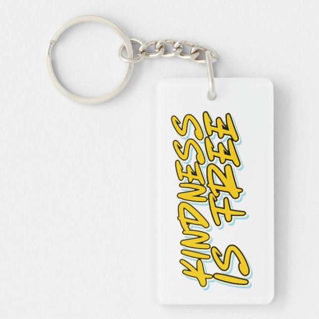KINDNESS IS FREE KEYCHAIN (Front)