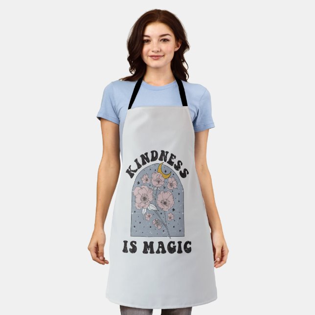 Kindness is Magic Vintage Flowers Apron (Worn)