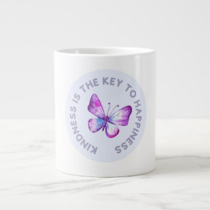 Kindness is the Key to Happiness Butterfly Mug
