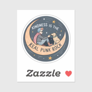 Kindness is the Real Punk Rock Sticker — Hero & Do