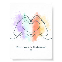 Kindness Is Universal Pride Heart Design