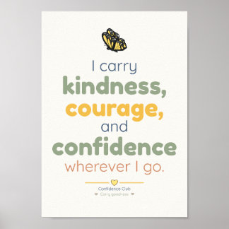 Kindness | Kids Affirmation Poster