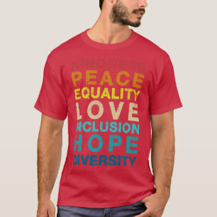 Kindness love diversity vintage for LGBT pride awa T-Shirt