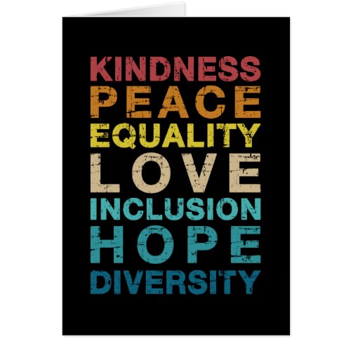 Kindness love diversity vintage LGBT pride