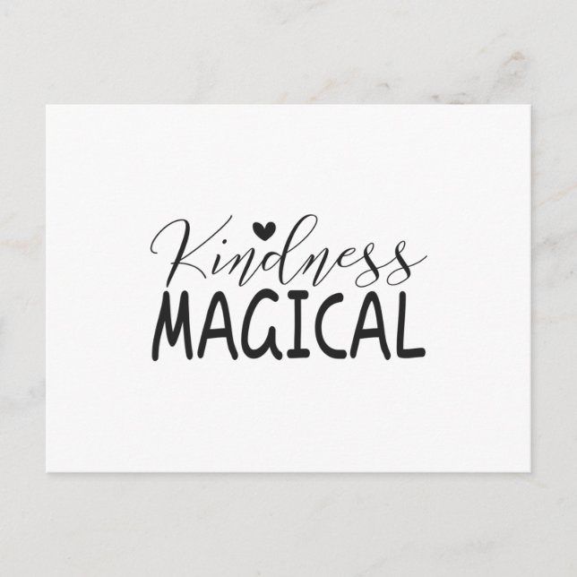 Kindness magical postcard (Front)