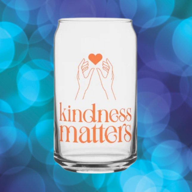 Kindness Matters Can Glass – Heart & Hands Design (Creator Uploaded)
