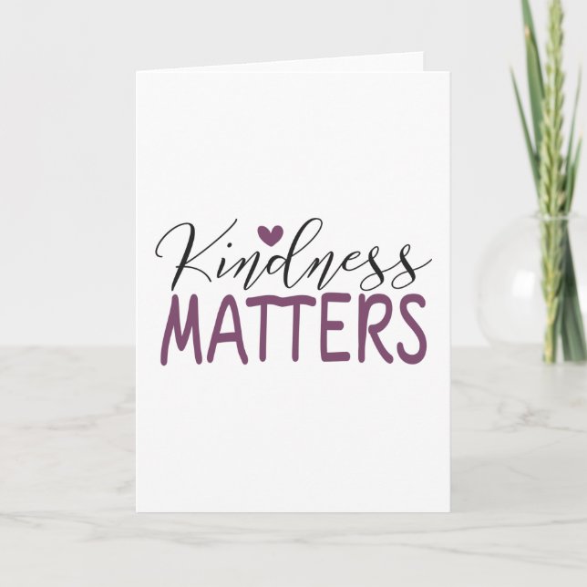 Kindness matters card (Front)