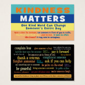 Kindness Matters Cards (Front & Back)