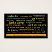 Kindness Matters Cards (Back)