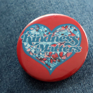 Kindness Matters heart Button