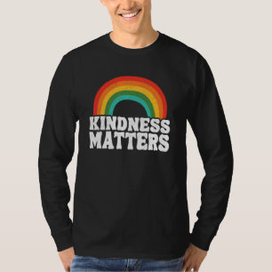 Kindness Matters Positive Anti Bullying Rainbow Sp T-Shirt