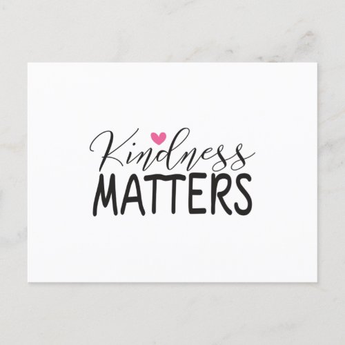 Kindness matters postcard