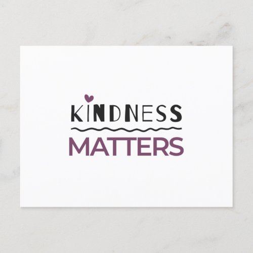 Kindness matters postcard