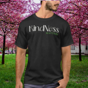 Kindness Matters T-Shirt – White & Green