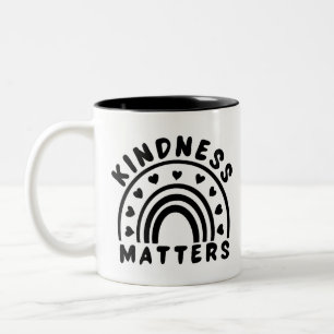 Kindness Matters Two-Tone Coffee Mug