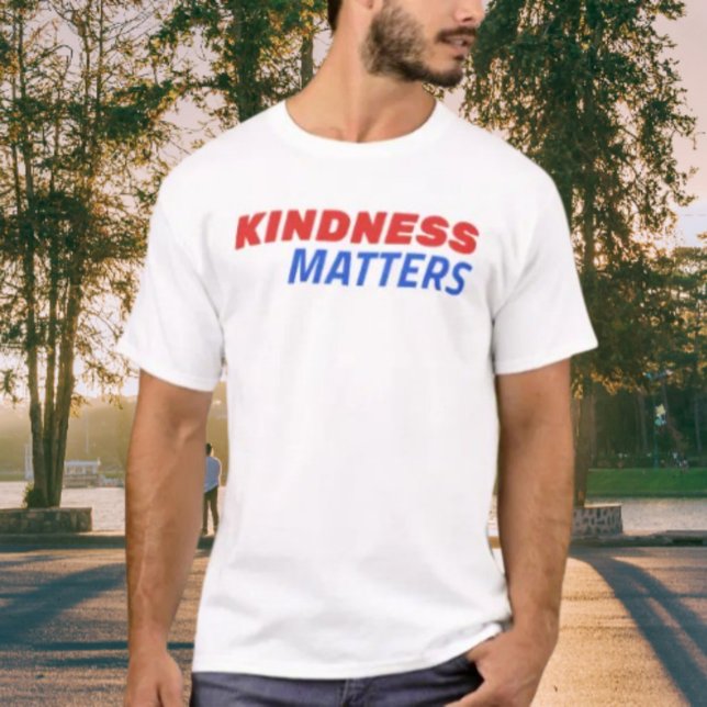 Kindness Matters USA T-Shirt – Red & Blue (Creator Uploaded)
