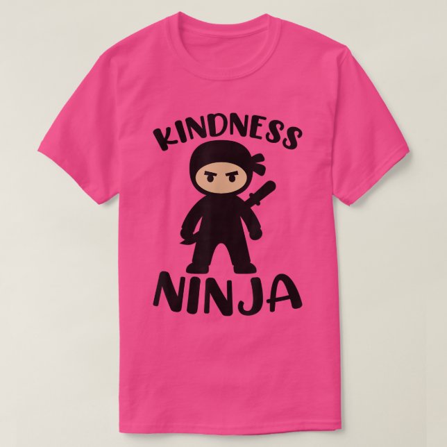 Kindness Ninja Be Kind Anti Bullying Movement Stop T-Shirt (Design Front)