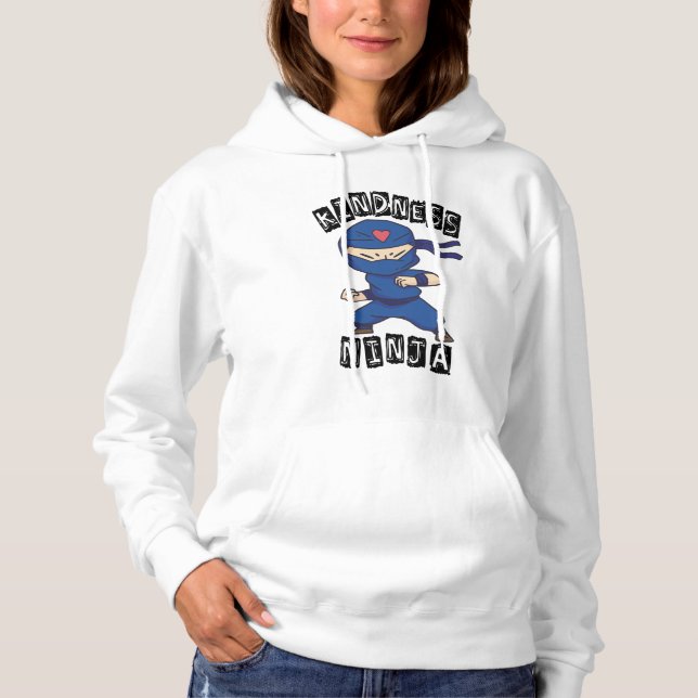 Kindness Ninja, Fight against Bullying Hoodie (Front)