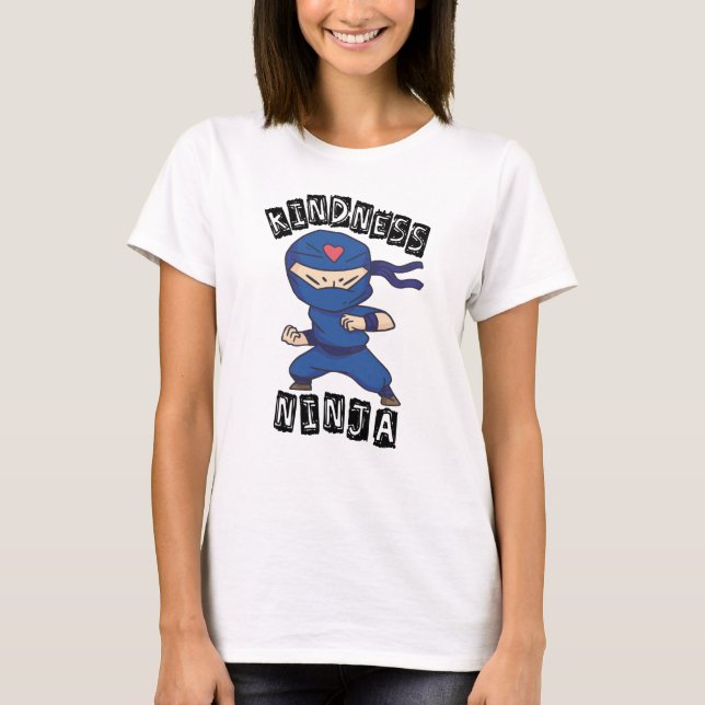 Kindness Ninja, Fight against Bullying T-Shirt (Front)