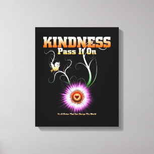 KINDNESS - Pass It On Canvas Print
