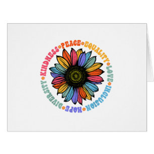Kindness Peace Equality Love Hope Diversity Human Cards