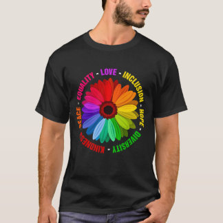 Kindness Peace Equality Love Inclusion Hope Divers T-Shirt