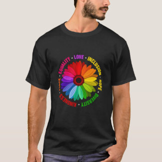 Kindness Peace Equality Love Inclusion Hope Divers T-Shirt