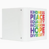 Kindness Peace Equality Love Inclusion Hope LGBT