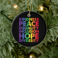 Kindness Peace Equality Love Inclusion Hope LGBT