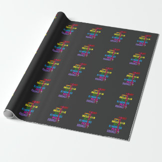 Kindness Peace Equality Love Inclusion Hope Wrapping Paper