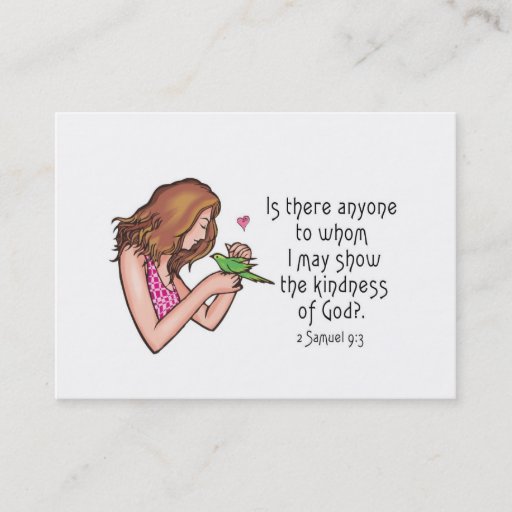 Customizable Kindness & Peace Whispers Business Card Templates