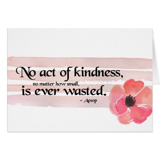 Kindness Pink Cards (Front Horizontal)