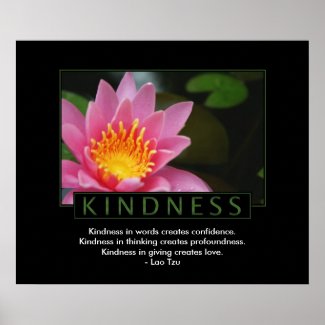 Kindness Poster print