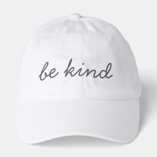 Kindness Quote Minimalist Script Positive Message Hat