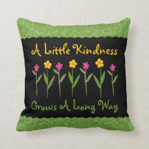 Kindness Quote Pink Yellow Floral Inspirational