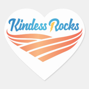 Kindness Rocks Heart Sticker