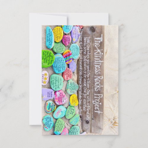 Kindness Rocks Notecard