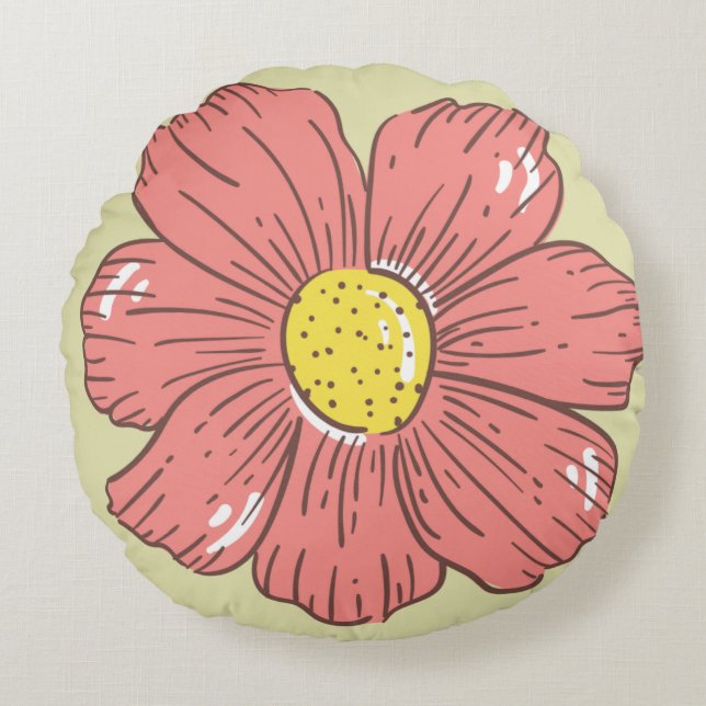 Kindness Round Pillow (Front)