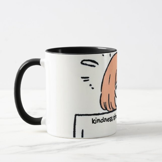 Kindness starts with a simple hello! mug (Left)