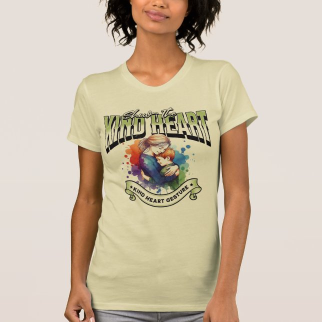 Kindness T-Shirt – Inspirational Typography Tee (Front)