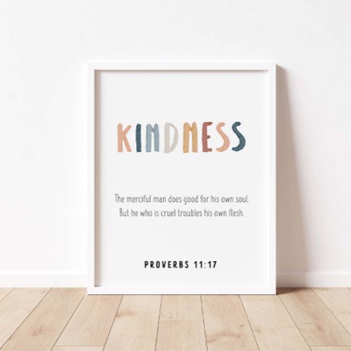 Kindness the fruit of the spirit poster